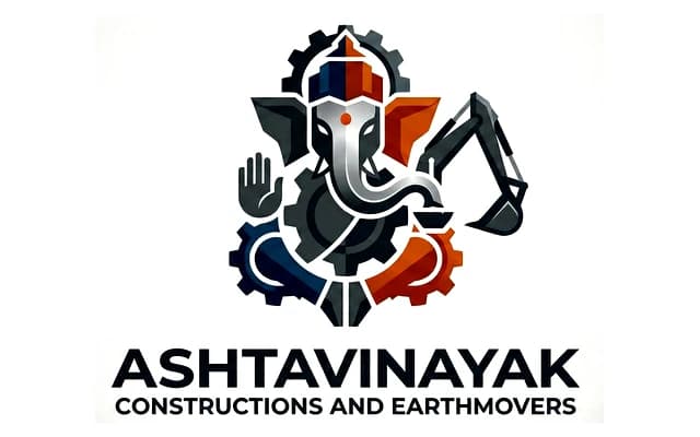 Ashtavinayak Constructions and Earthmovers logo